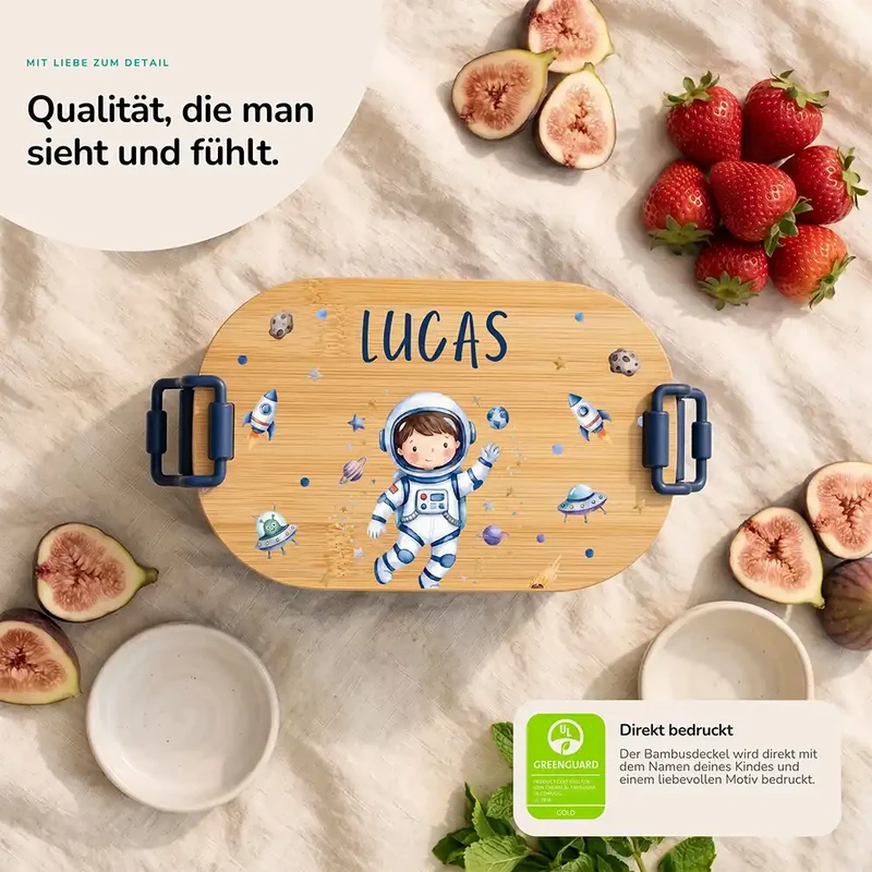 Brotdose Kinder personalisiert, Astronaut