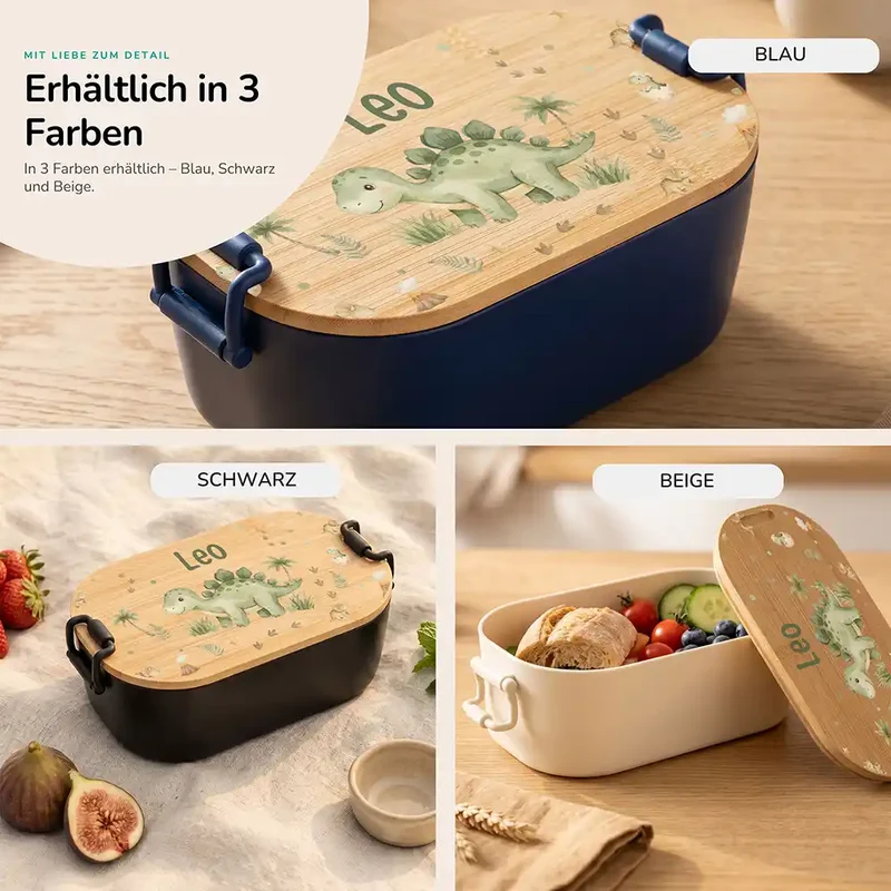 Brotdose Kinder personalisiert, Dinosaurier