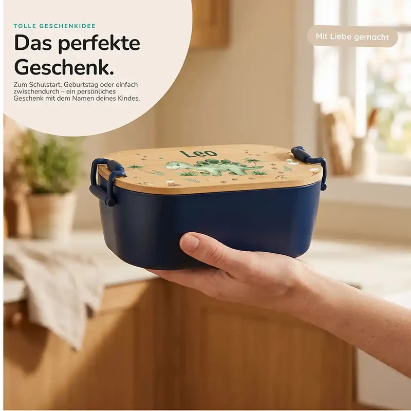 Brotdose Kinder personalisiert, Dinosaurier