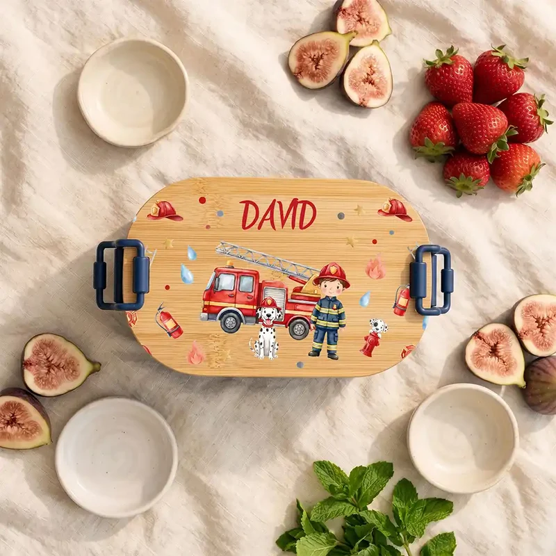 Brotdose Kinder personalisiert, Feuerwehr