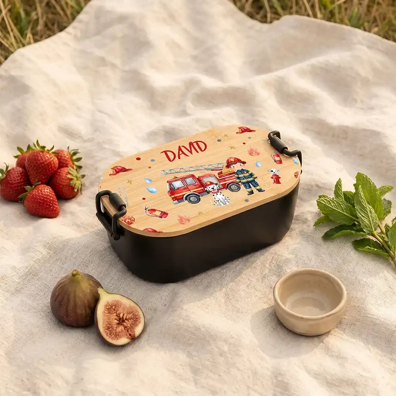 Brotdose Kinder personalisiert, Feuerwehr