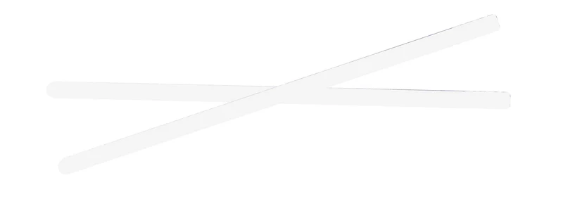 5.5in compostable RCPLA stirrer - opaque