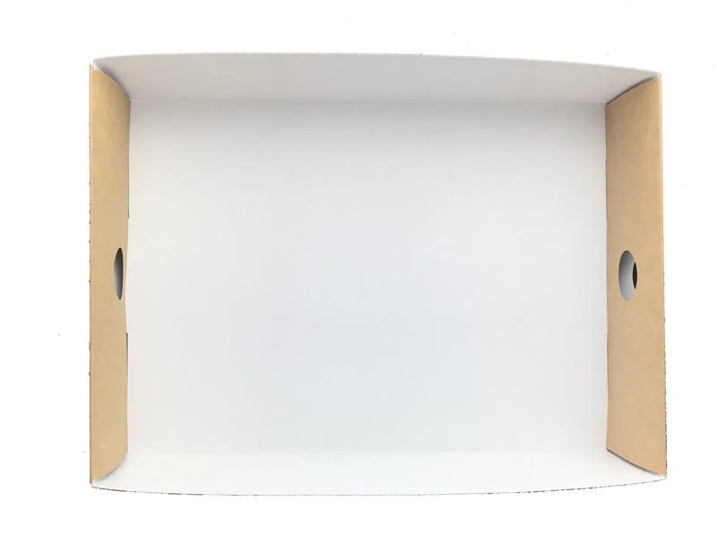 Platter box half insert (30.6 x 21.1 x 7.7cm) - kraft