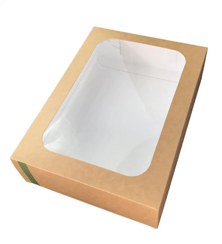 Regular platter box with sliding insert - kraft