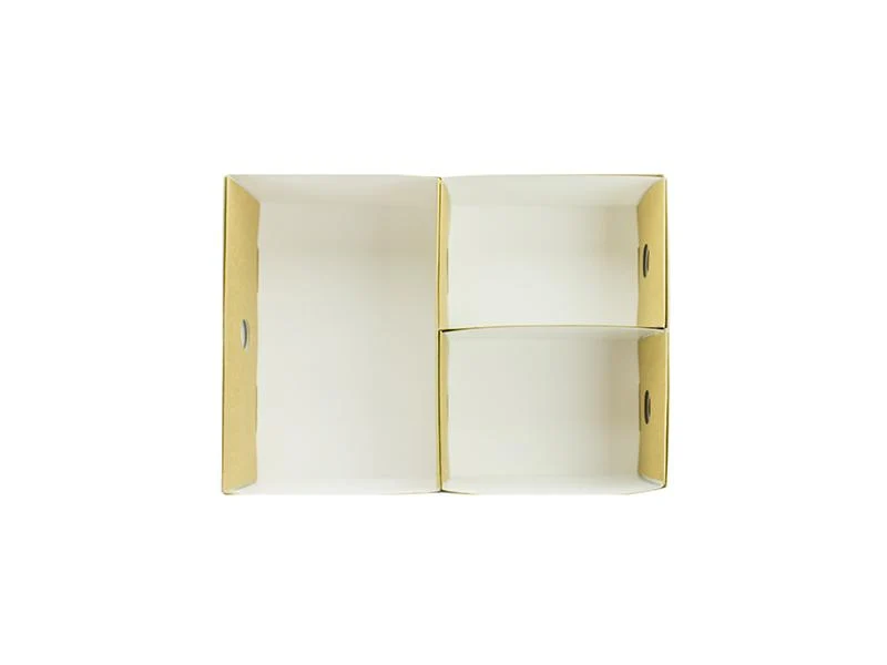 Regular platter box with sliding insert - kraft