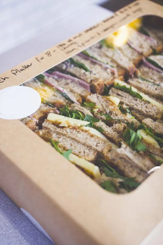 Regular platter box with sliding insert - kraft