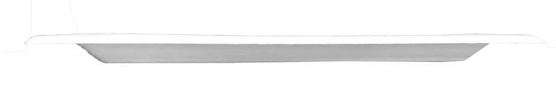 10 x 5in rectangular bagasse plate - white