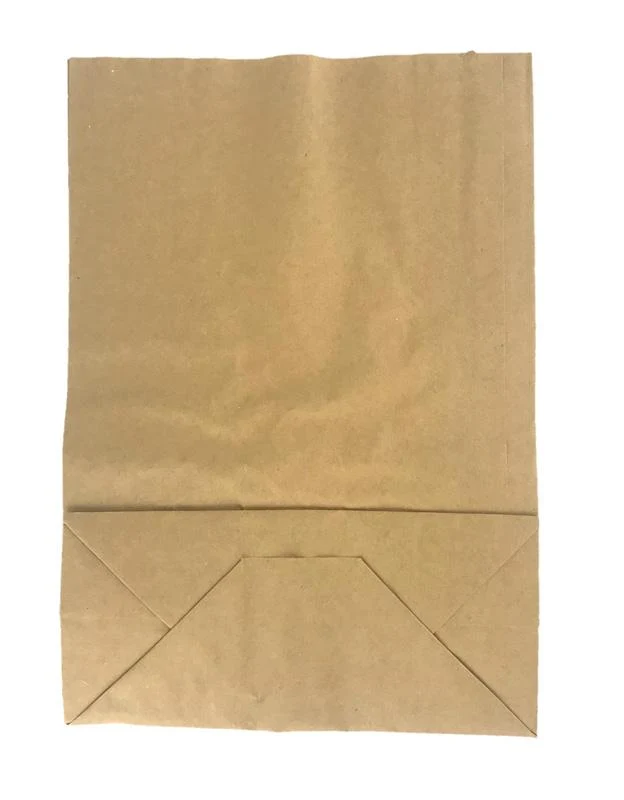 NatureFlex window bloomer bag 15.2 x 7.6 x 22.8cm - kraft