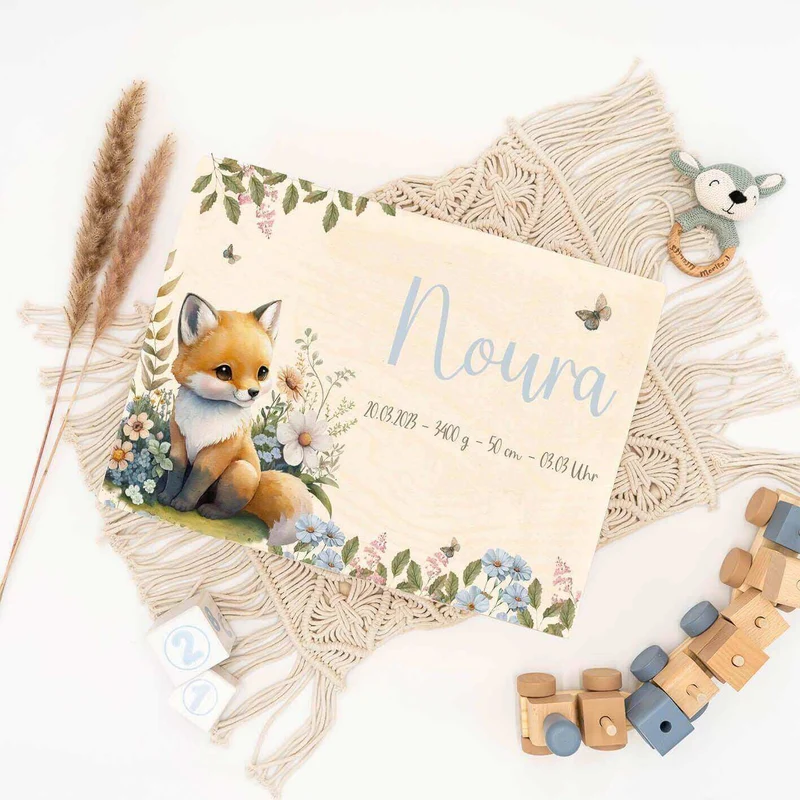 Geschenkset zur Geburt – Fuchs | Baby Geschenk