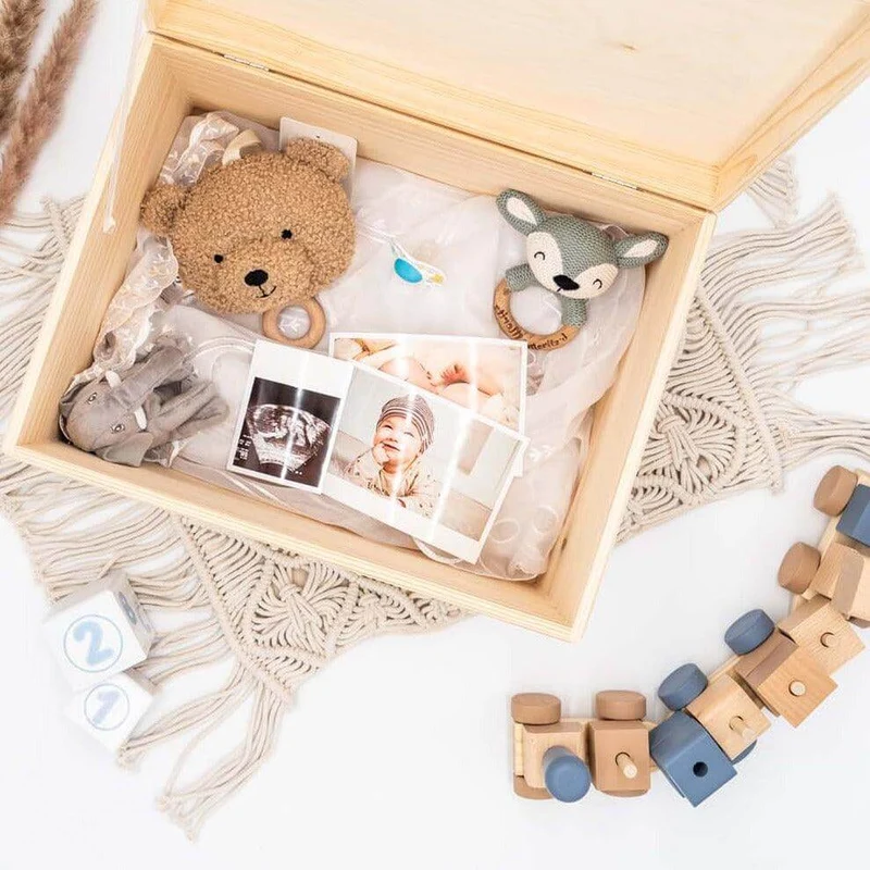 Geschenkset zur Geburt – Boho Löwe | Baby Geschenk