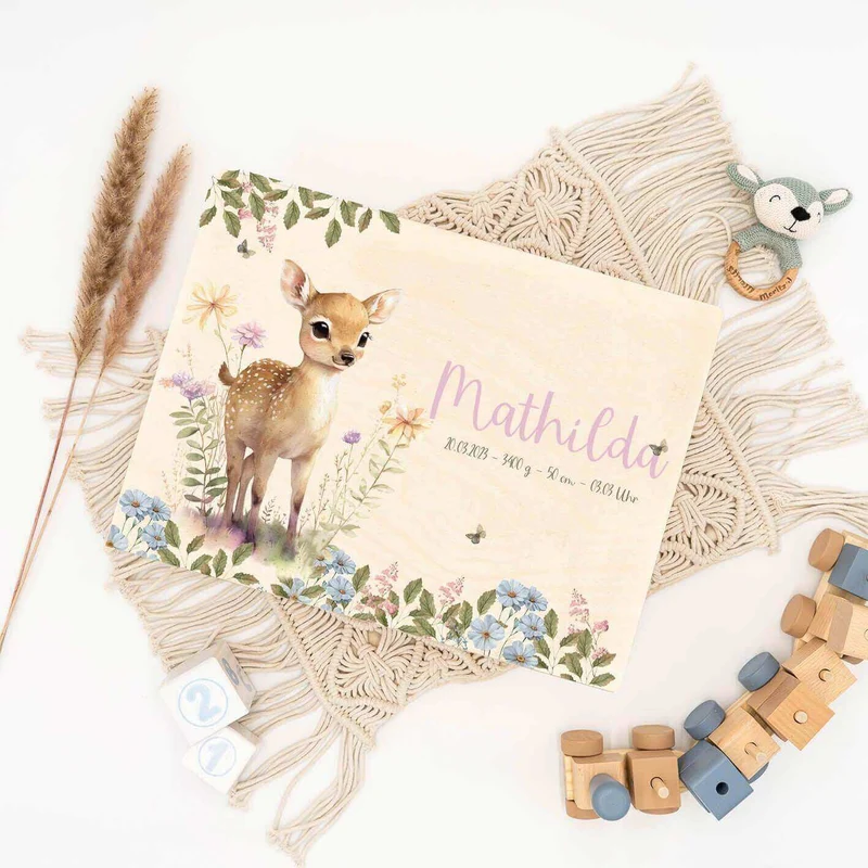 Geschenkset zur Geburt - Reh | Baby Geschenk