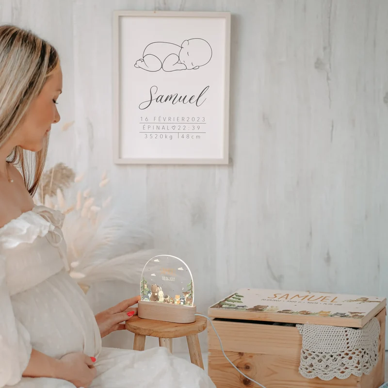 Geschenkset zur Geburt – Niedliche Waldtiere | Baby Geschenk