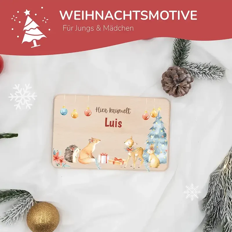 Frühstücksbrettchen Weihnachten - Weihnachtswunder