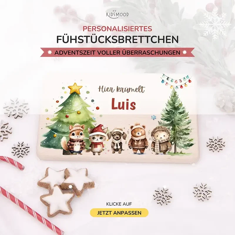 Frühstücksbrettchen Weihnachten - Weihnachtsbaum