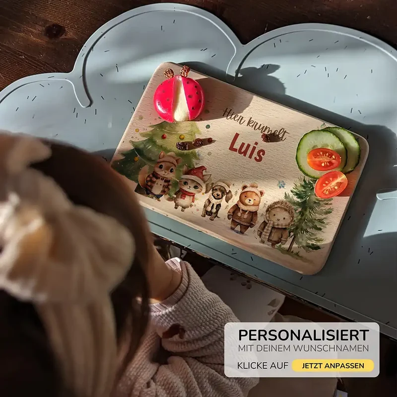Frühstücksbrettchen Weihnachten - Weihnachtsbaum
