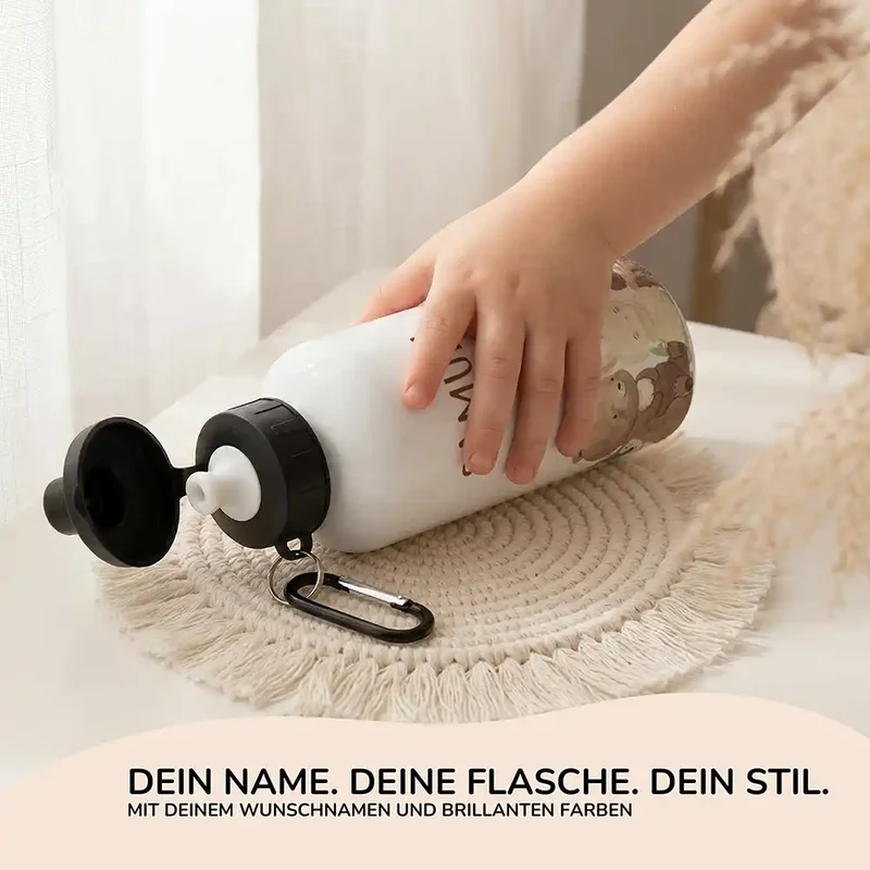 Personalisierte Trinkflasche Kinder – Waldfreunde