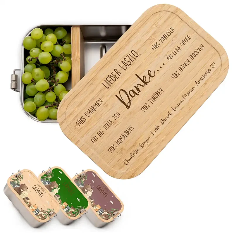 Brotdose personalisiert als Abschiedsgeschenk