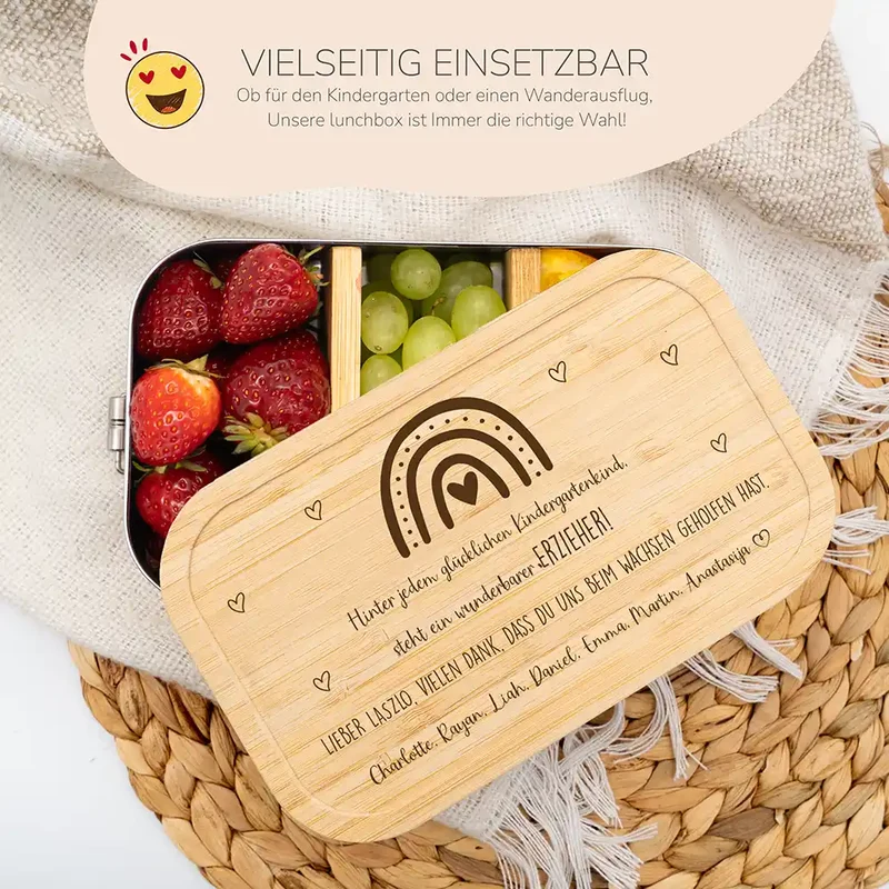 Brotdose personalisiert als Abschiedsgeschenk