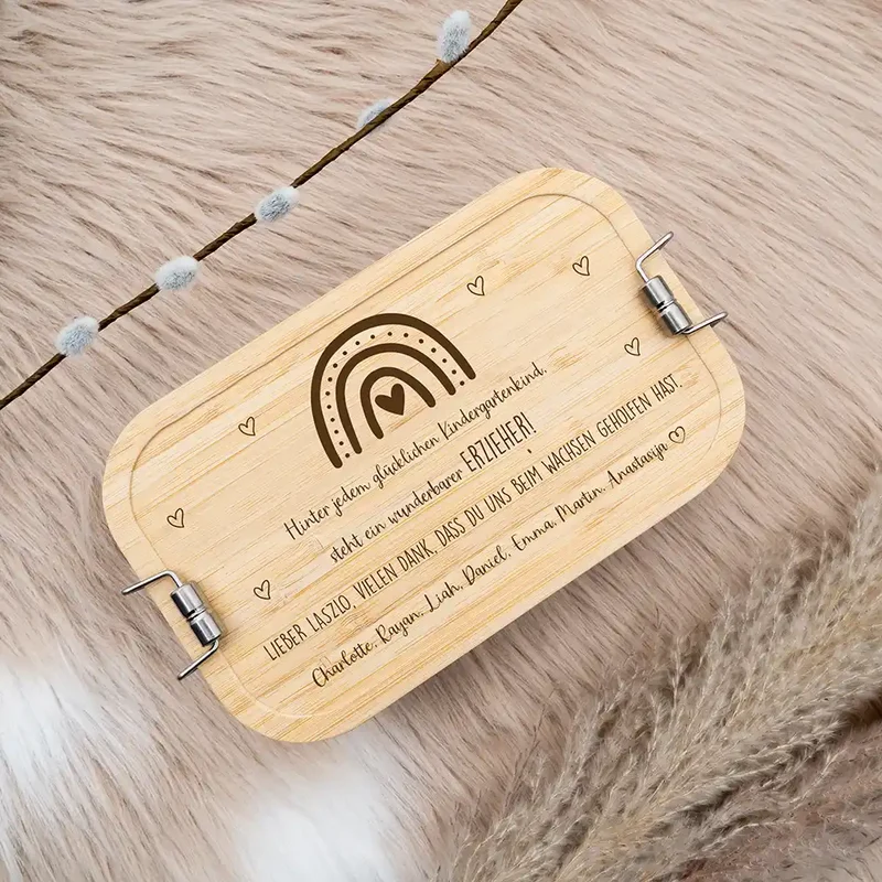 Brotdose personalisiert als Abschiedsgeschenk