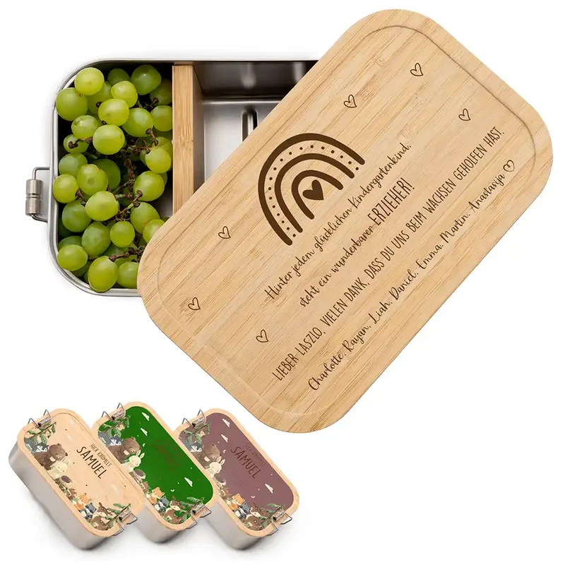 Brotdose personalisiert als Abschiedsgeschenk