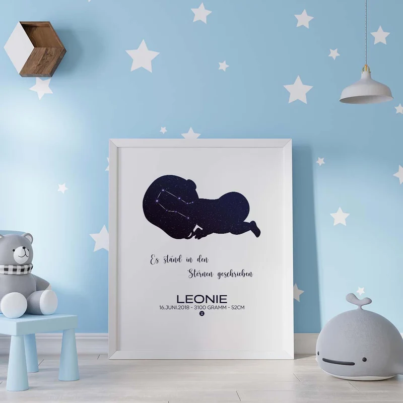Sternzeichen Poster personalisiert