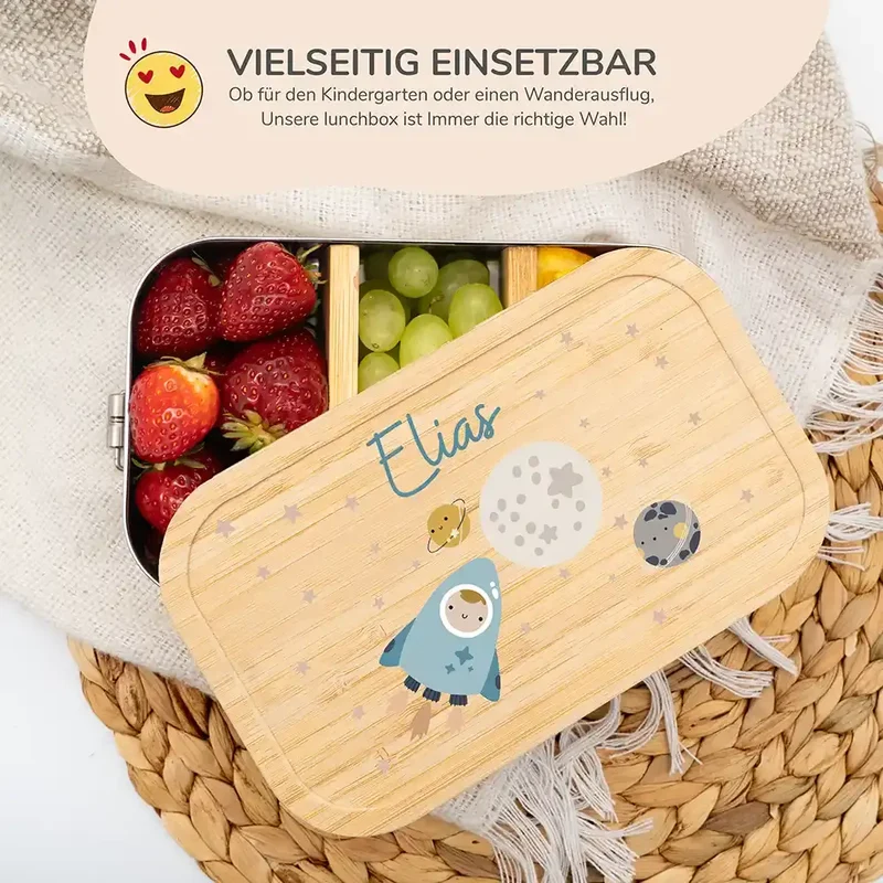 Brotdose personalisiert Weltall