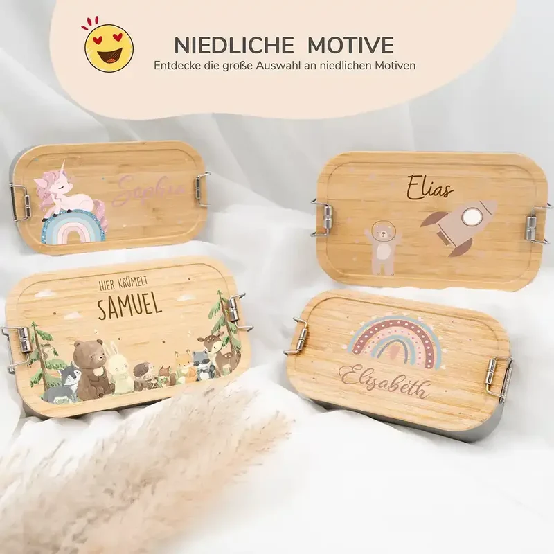 Brotdose Kinder personalisiert - Astronaut