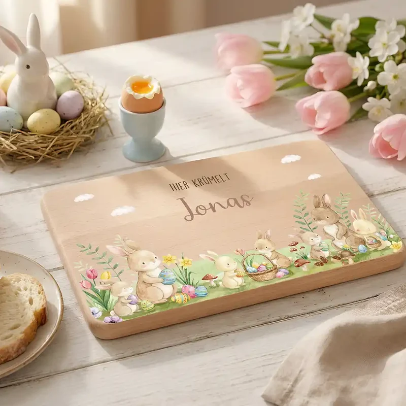 Frühstücksbrettchen Ostern - Osterglück