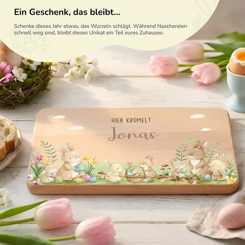 Frühstücksbrettchen Ostern - Osterglück