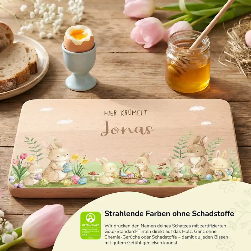 Frühstücksbrettchen Ostern - Osterglück