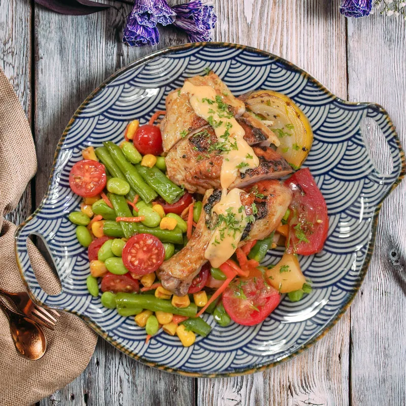 Catalina Style Slow Cooked Chicken Breast W/ Seasonal Greens