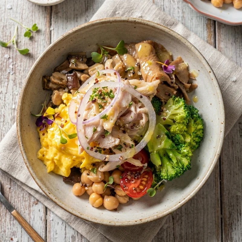Slow Cook Chicken Breast Salad w/ Lemon Vinagrette