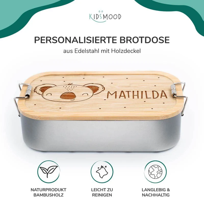 Brotdose personalisiert Koala
