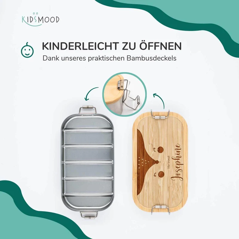 Brotdose personalisiert Fuchsgesicht