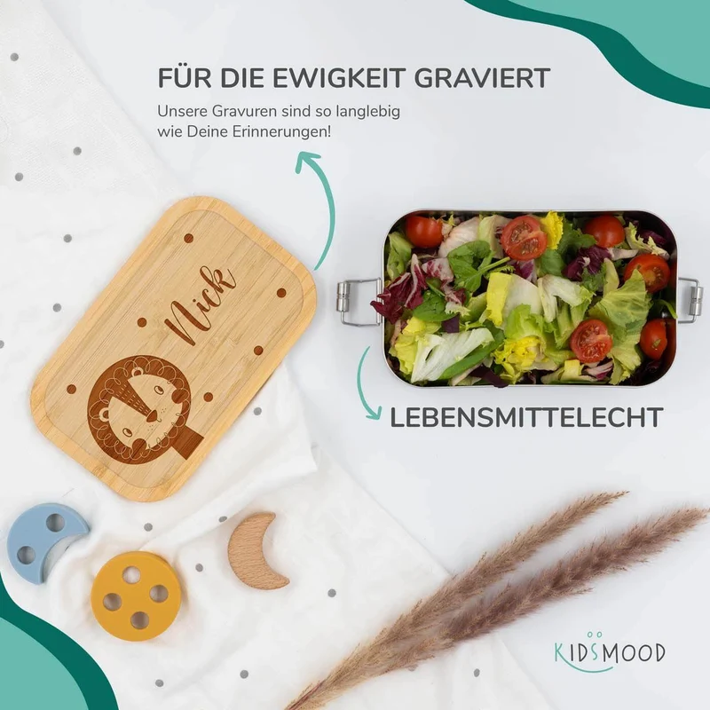 Brotdose personalisiert Löwe