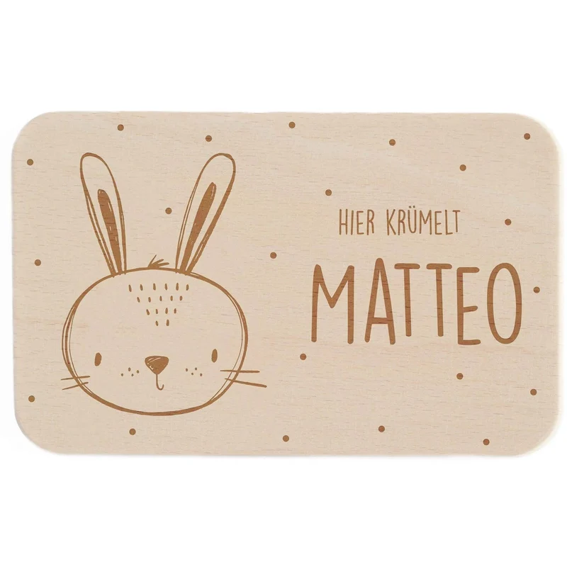 Frühstücksbrettchen Frühstücksbrettchen Kleiner Hase