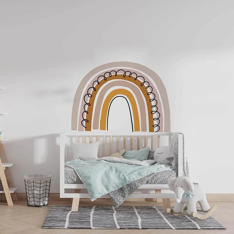 Wandaufkleber rainbow "boho"