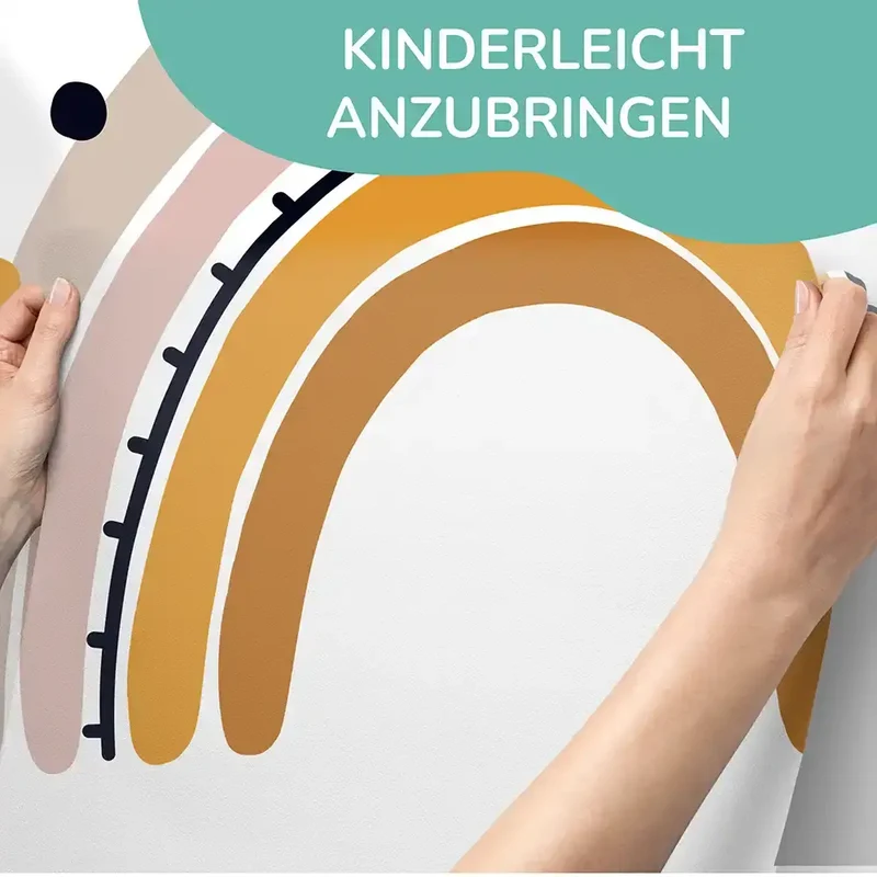 Wandaufkleber rainbow dot