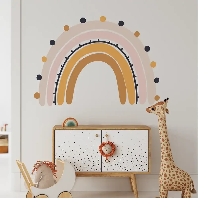 Wandaufkleber rainbow dot