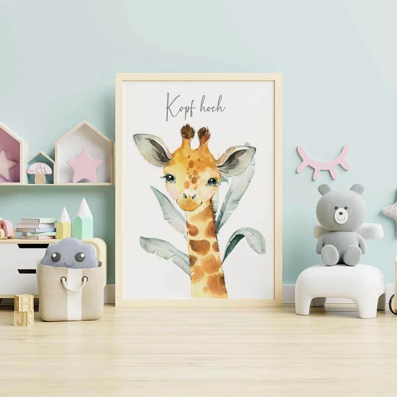 Poster sweet Giraffe