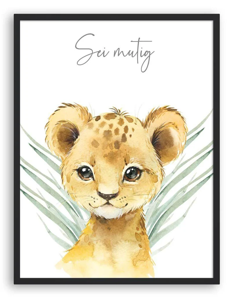 Poster sweet Lion