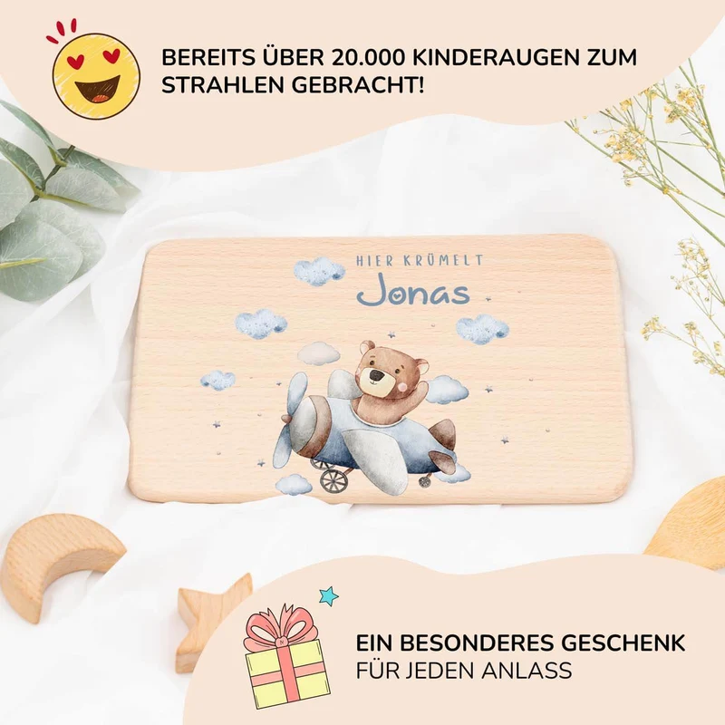 Frühstücksbrettchen Flugzeug