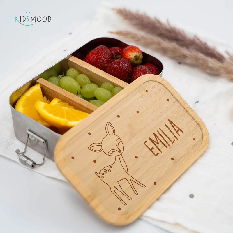 Brotdose Kinder personalisiert - Reh
