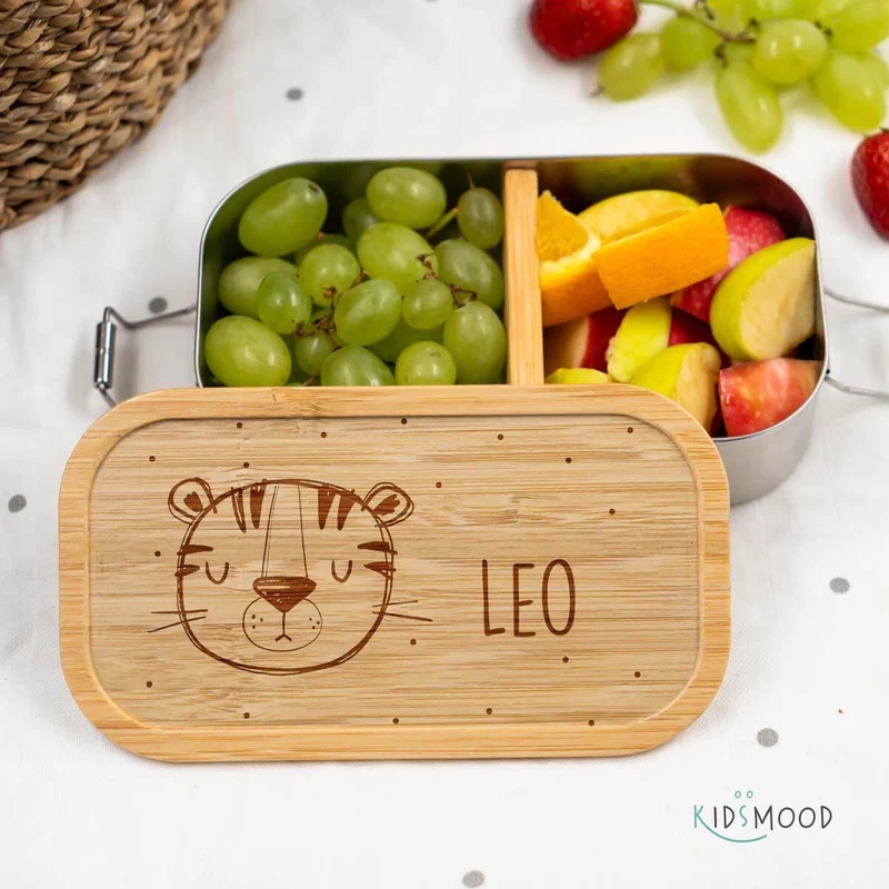 Brotdose personalisiert Tiger