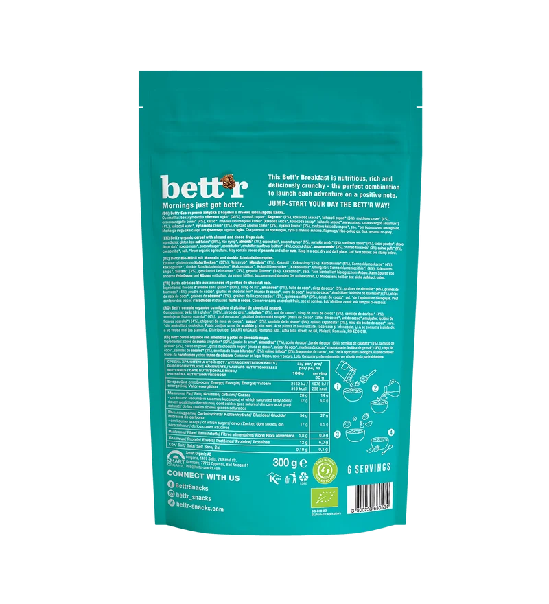 BIO Granola Almond and Choc Chip