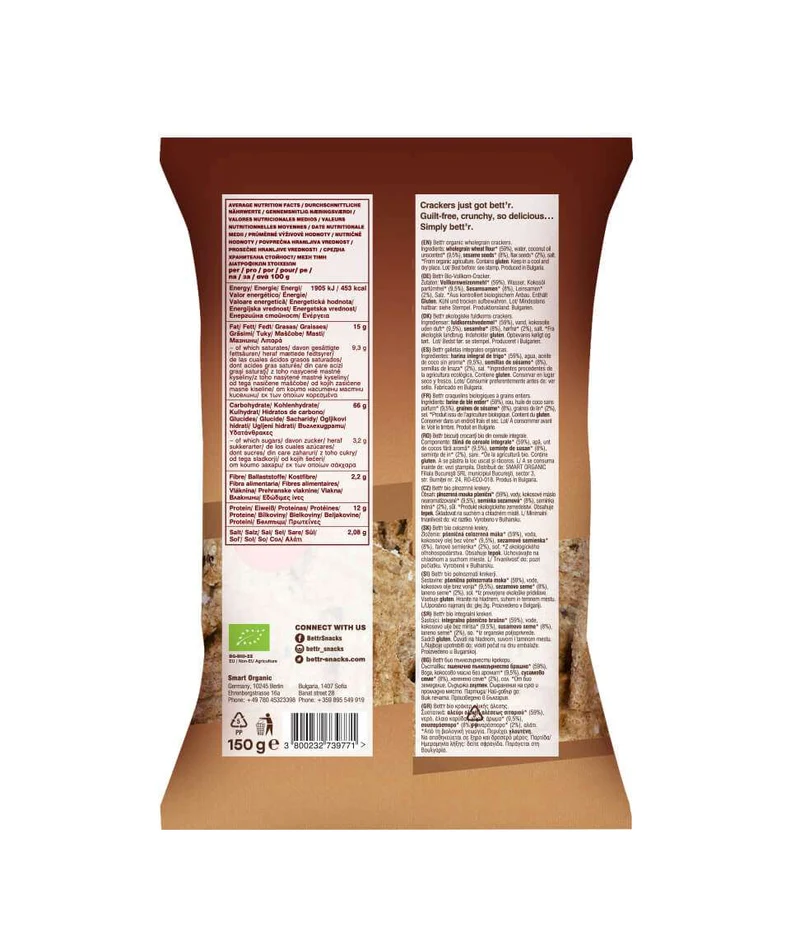 Bio Seed Crackers Wholegrain