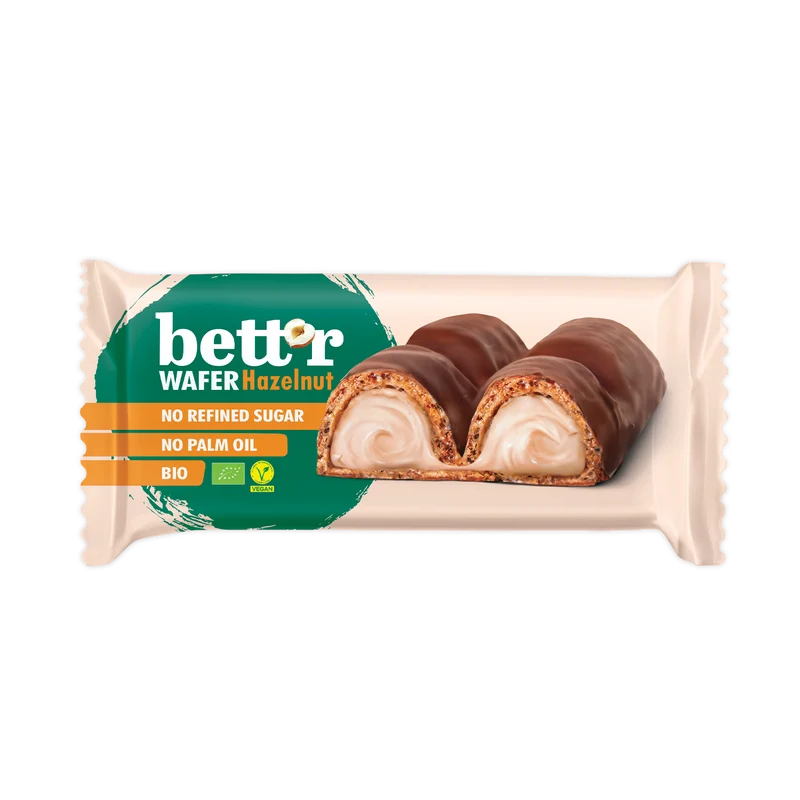 Bio Wafer bar with hazelnut cream