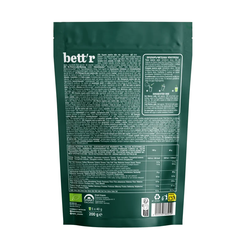 Bio Matcha Latte Mix, Bett'r