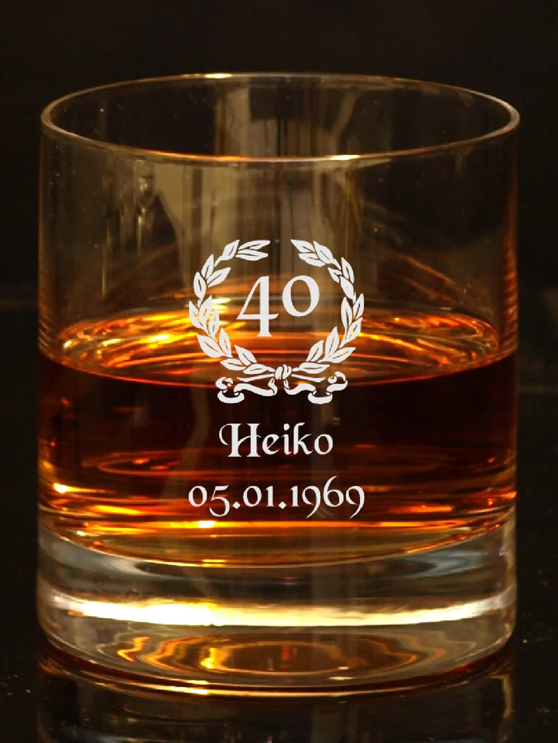 Whiskyglas Schott Zwiesel mit Gravur