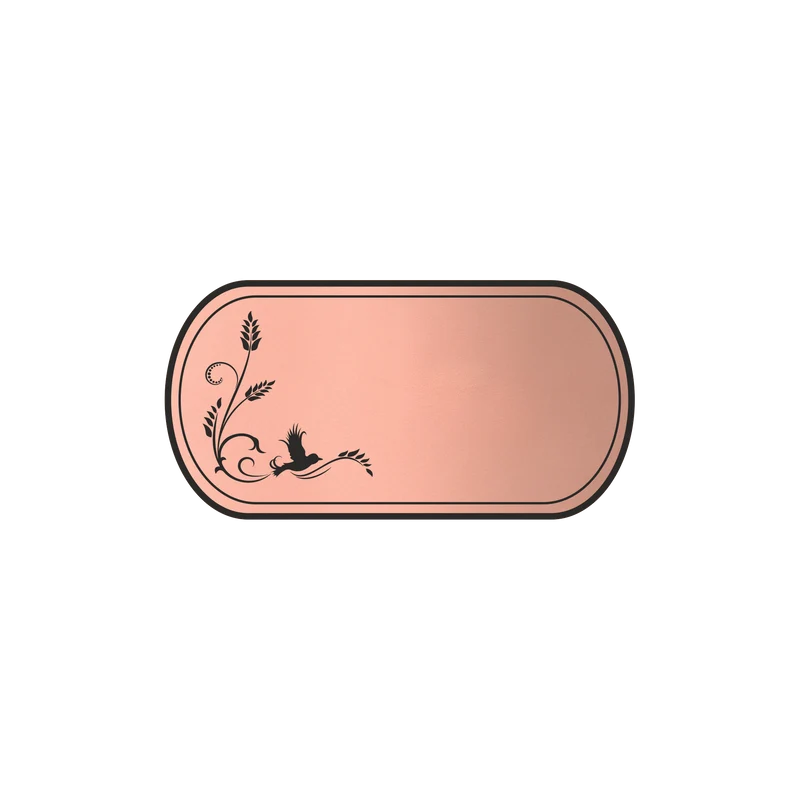 LaserAcryl Türschild Typ B mit Gravur; verschiedene Größen